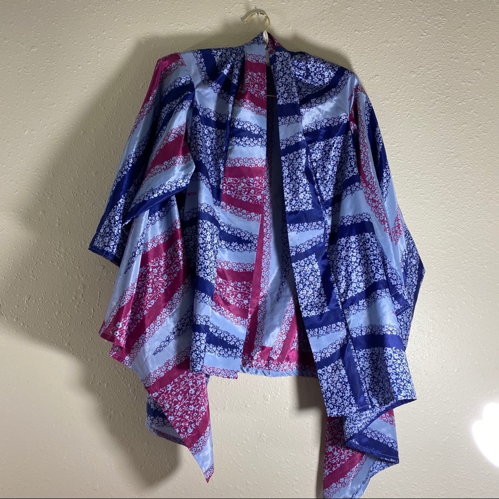 Nepal Open Layered kimono Lightweight 3/4 Sleeves Lg- XLG Beauty for Ashes Wrap